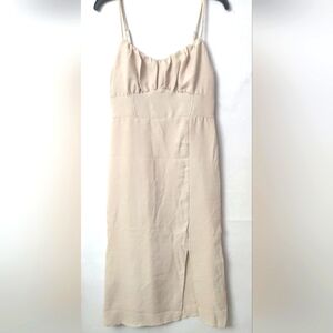 wild and free woman dress summer dress M Color Khaki